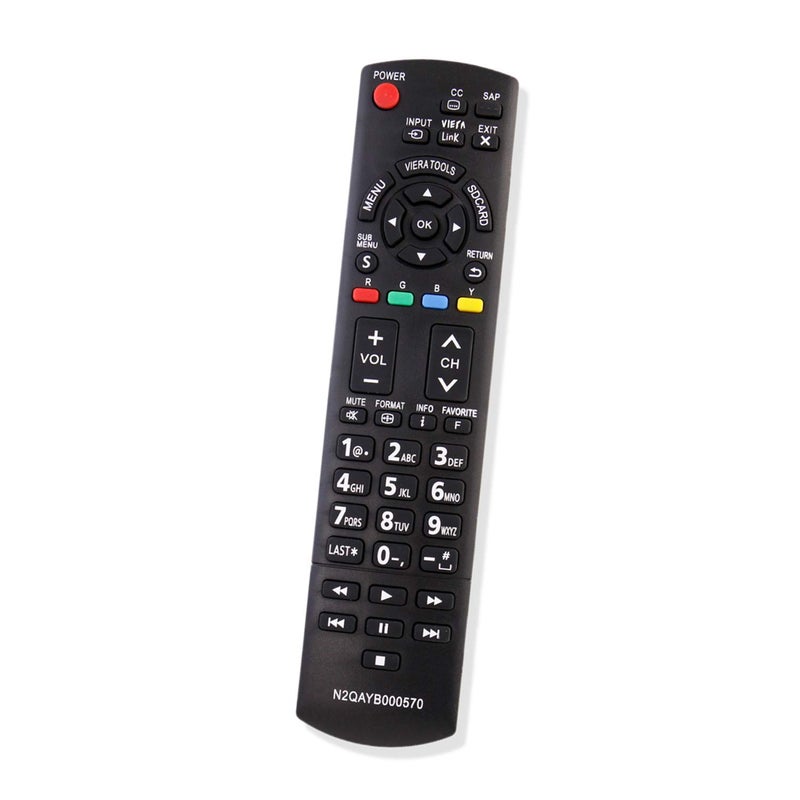 WINFLIKE N2QAYB000570 Remote Control Replace Fit for Panasonic Smart TV TC-L3232C TC-L32C3 TCL32C3S TC-32LX34 TC-32LX44S TC-42PX34 TC-50PX34 Sub N2QAYB000485 - Image 2
